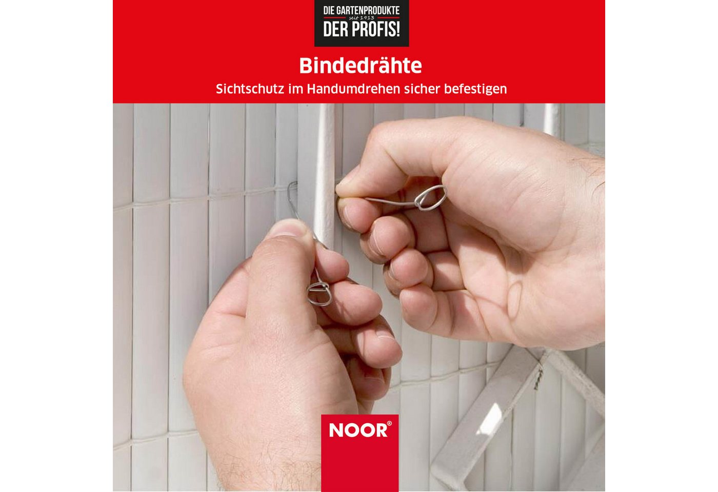 Bindedraht Edelstahl, 100 Stück