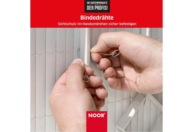 Bindedraht Edelstahl, 100 Stück