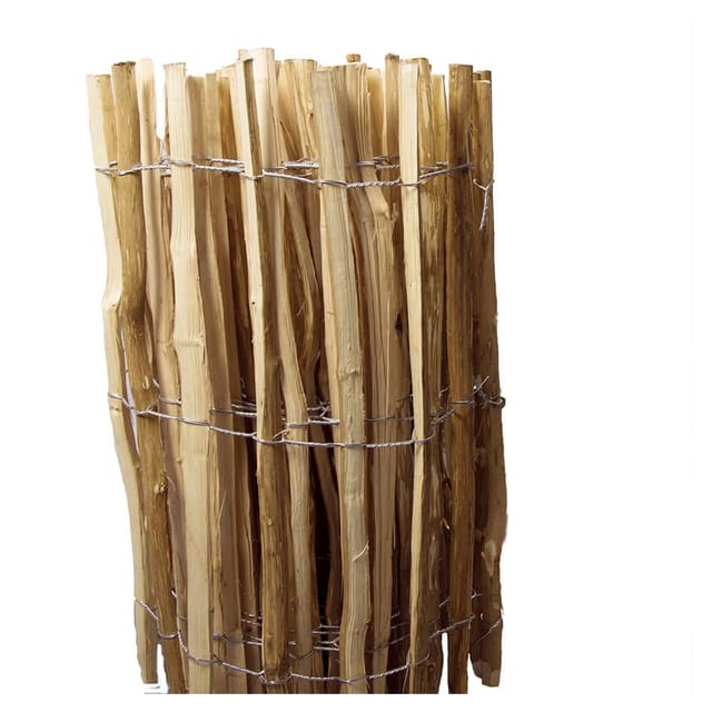 NOOR Staketenzaun Berg-Haselnuss Holzzaun, 0,6x10 m