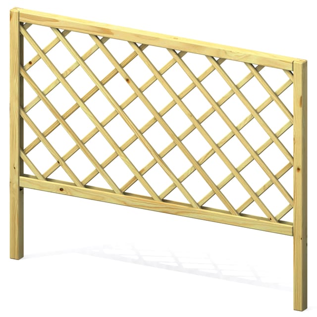 TraumGarten Rankgitter CORA rechteckig Rankhilfe Sichtschutz, 128 cm