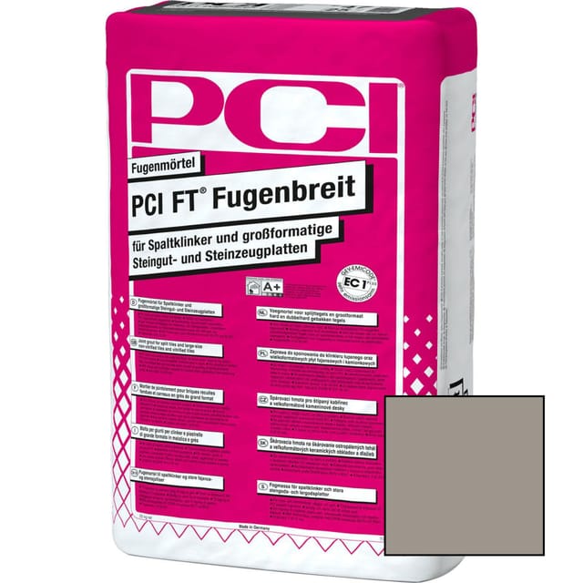 PCI FT Fugenbreit Fugenmörtel, 25,00 kg, Zementgrau (Nr.31)