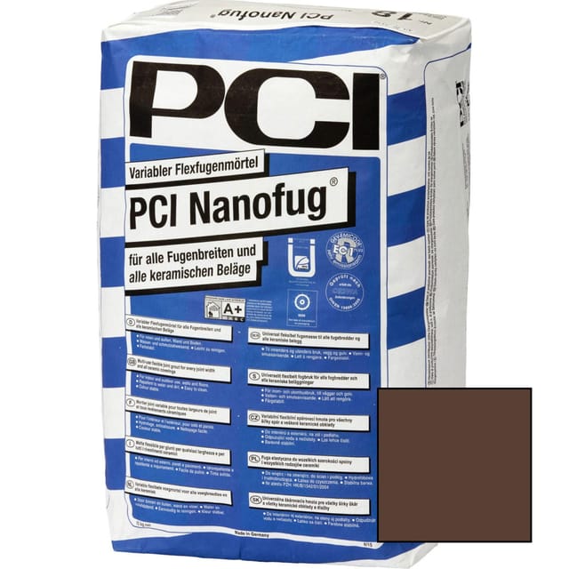 PCI Nanofug Variabler Flexfugenmörtel, 4 kg, Dunkelbraun (Nr.41)