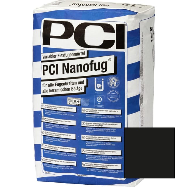 PCI Nanofug Variabler Flexfugenmörtel, 4 kg, Schwarz (Nr.40)