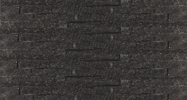 Wellker Wandverblender Naturstein Quarzit Schwarz Format Z 40x10 cm Riemchen, 1 Pack günstig