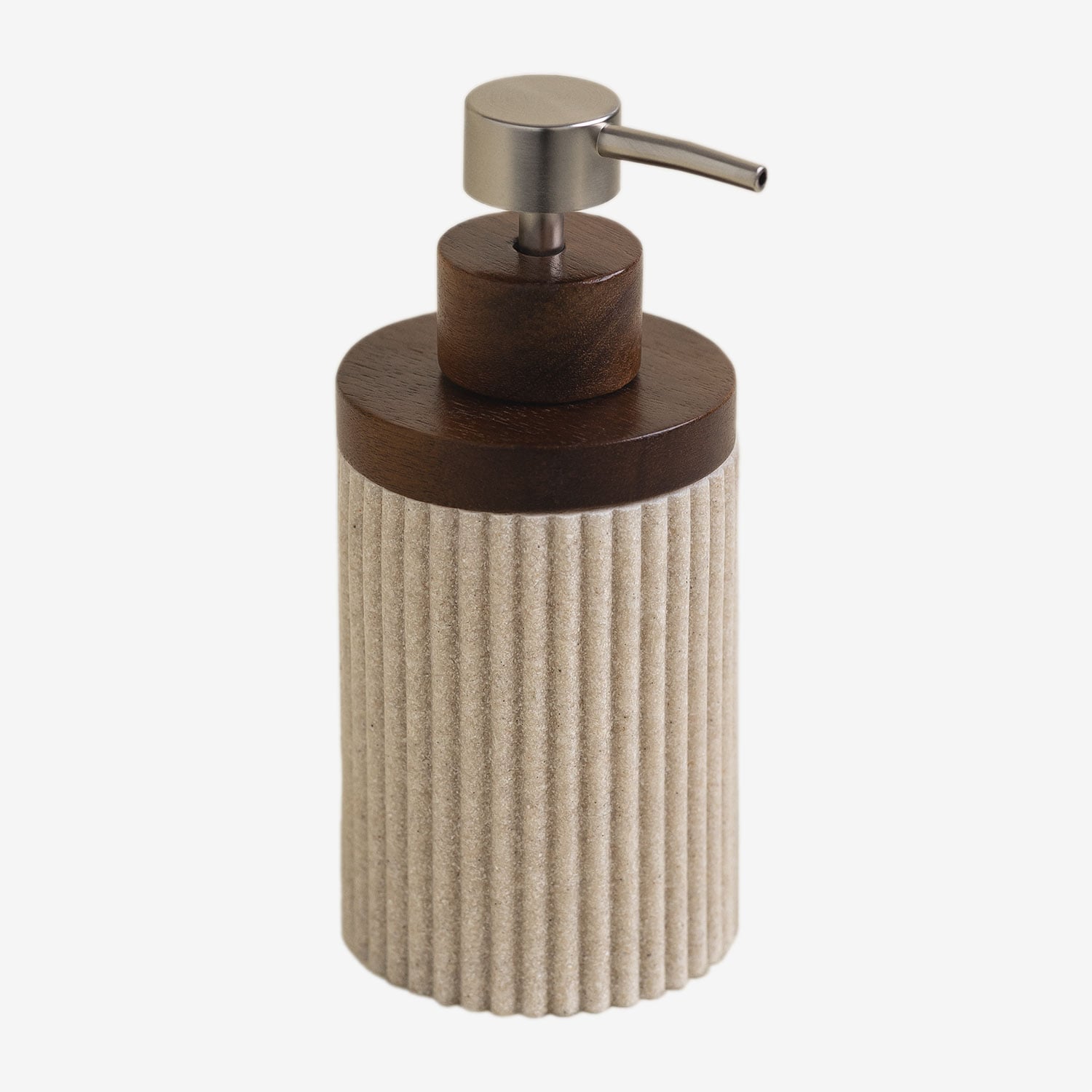 Sklum Wassila Seifenspender Aus Polyresin Beige Nude