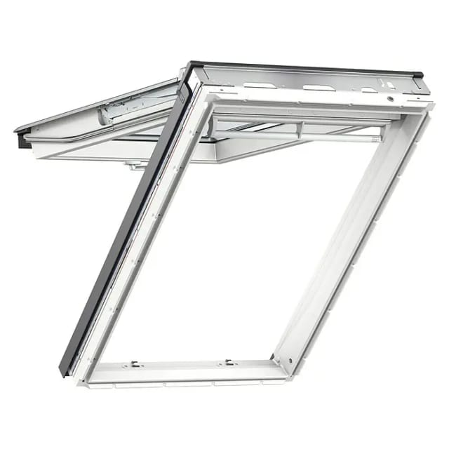 VELUX Dachfenster GPU 0070 Klapp-Schwingfenster Kunststoff THERMO, 55x118 cm (CK06)