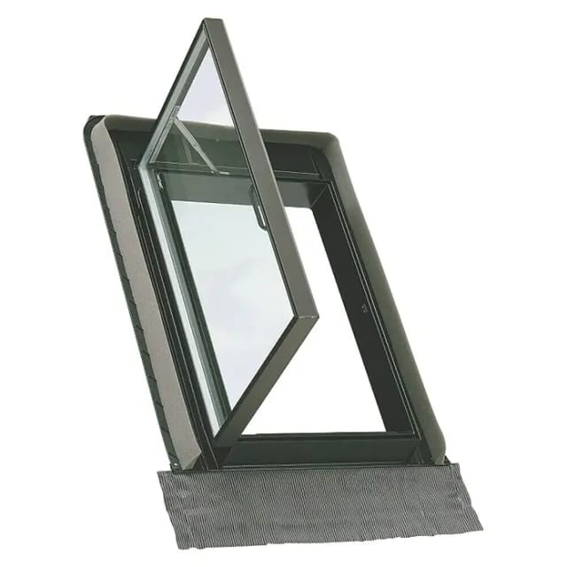 VELUX Dachausstieg GVT 103 für Kalträume wärmegedämmt Schwarz Dachfenster günstig