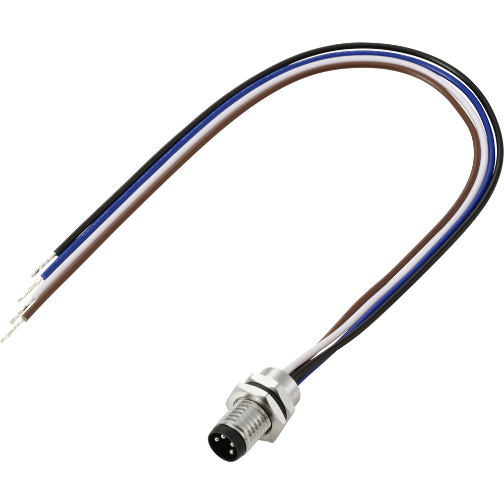 Tru Components Tc-13751900 Anschlussleitung M8 X 1 Stecker, Gerade 0.2 M Polzahl Sensoren: 4 1 St.