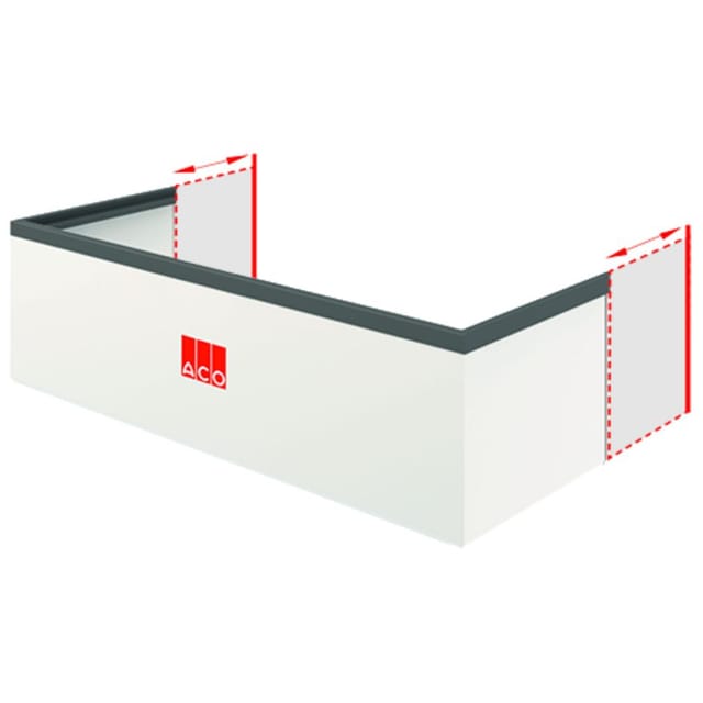 ACO Therm® Aufstockelement höhenverstellbar 3-300 mm, 800 mm, 400 mm