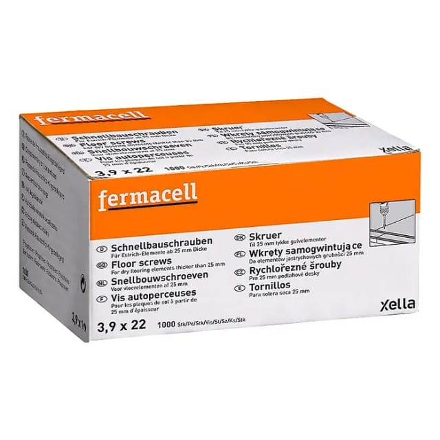 fermacell Schnellbauschrauben für Estrich-Elemente, 22 mm, 1 Pack