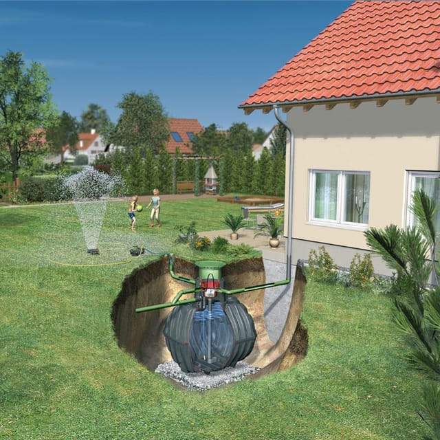 GRAF Carat Garten-Jet Regenwassernutzungsanlage, 4800 L, begehbar