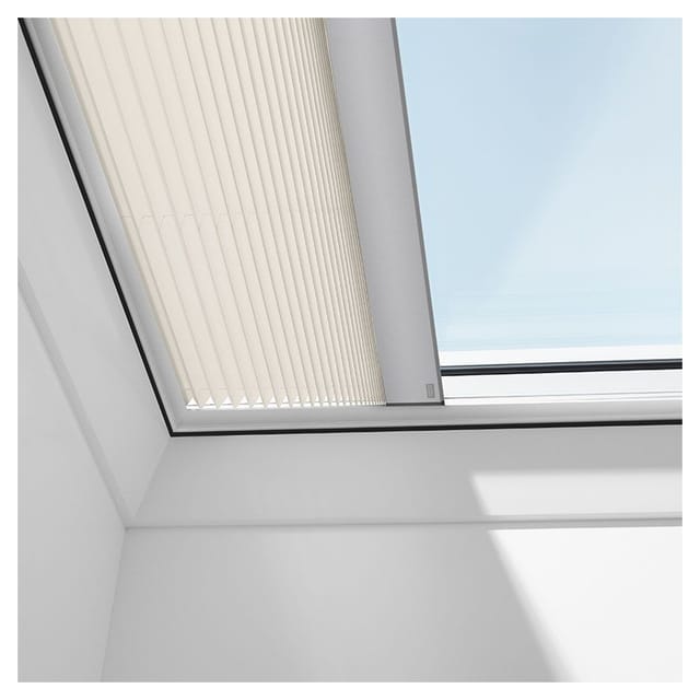 VELUX Flachdachfenster Wabenplissee Uni weiß 1045S günstig