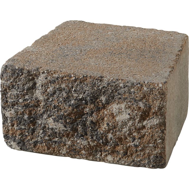KANN Bruchsteinmauer Vermont muschelkalk-nuanciert Mauerabdecksteine, Radienstein 15° (28,3x21,7x25 cm)