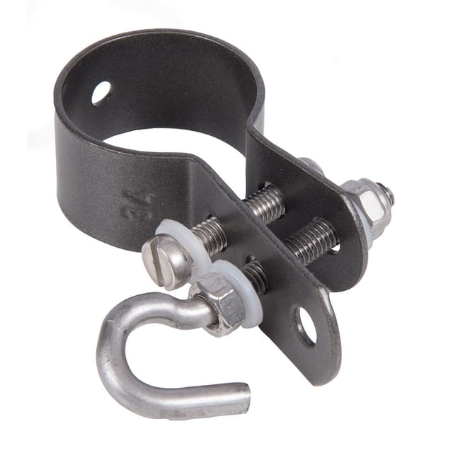 Alberts Schelle anthrazit-metallic, 3,4 cm, für Geflechtspannstäbe