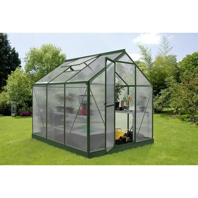 Vitavia Gewächshaus Eos Tomatenhaus Smaragd, 4 mm, 229x198x208 cm (LxBxH)