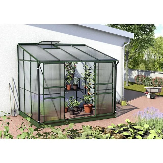 Vitavia Anlehngewächshaus Osiris Tomatenhaus Smaragd, 6 mm, 201x262x221 cm (LxBxH)