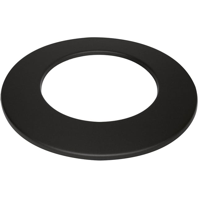 Justus Rosette für Kaminofen, Schwarz