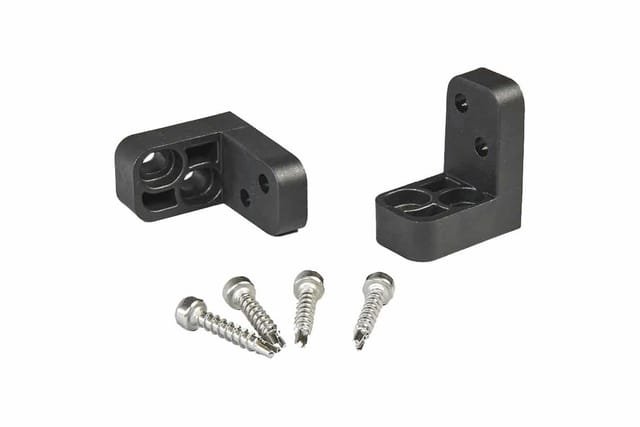 NATURinFORM Terrassenbauwinkel für WPC-Terrassendielen / PP Glasfaser, 10 Stück & 40 Schrauben, 1 Pack günstig