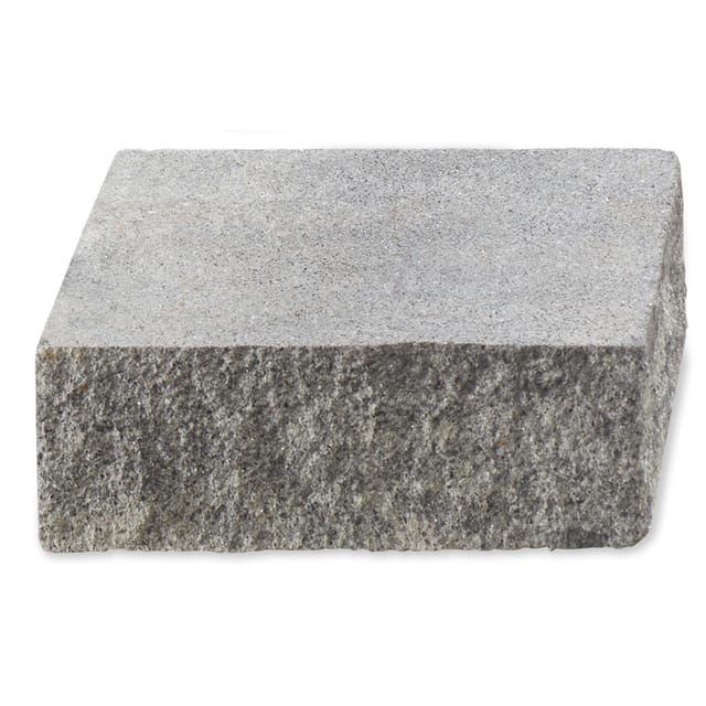 KANN Gartenmauer Cubaro titangrau Mauersteine, Halbend-Element