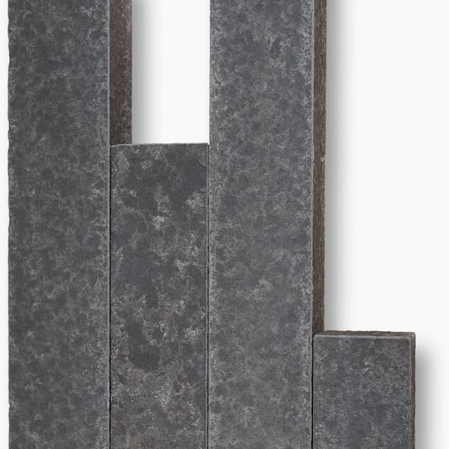 Seltra Natursteine Palisaden SANOKU® ELEGANCE satiniert Basalt anthrazit-schwarz, 8x12 cm, 30 cm