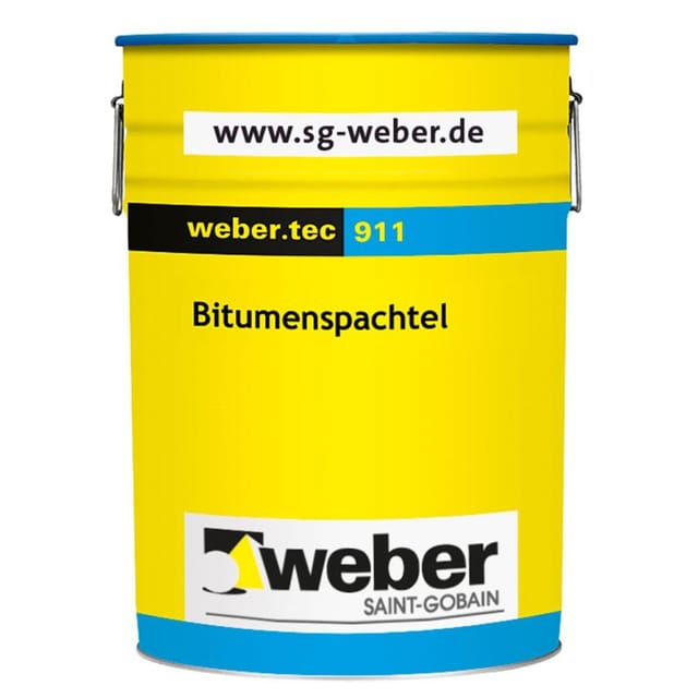 weber Kellerabdichtung weber.tec 911 Bitumenspachtel, 6 kg