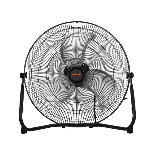 2 Stück Bodenventilatoren, 3 Gang, Windmaschine, 508 Mm, 4800 Cfm, 360° Verstellbare Neigung, 6,5 M/s Luftstrom, Standventilator, Für Fitnessstudio, Zuhause, Garage, Gewerbegeschäft