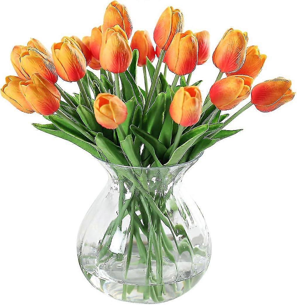 20 Künstliche Tulpen Aus Täuschend Echt Wirkendem Latex, Ideal Für Brautsträuße -8