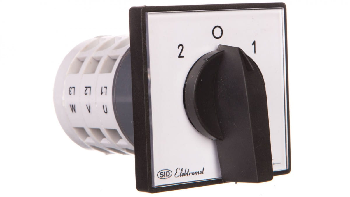 Nockenschalter 2-0-1 3p 16a Ip65 Mit Abdeckplatte Arc E16-72 Netzgenerator 951671