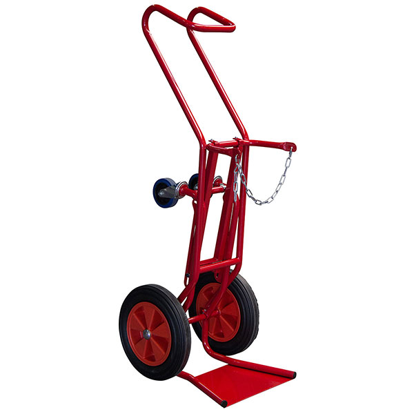 Diable-manutention - Kippbare Flachenkarre - 1 Große Flasche B20 / B40 / B50 / B84 - Luftbereifte Räder - 810007961