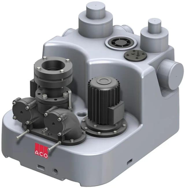 ACO Muli Star duo Kleinhebeanlage 150 Liter, P1=1,83 kW P2=1,5 kW