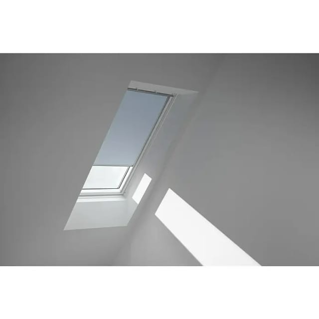 VELUX Verdunkelungsrollo Himmelblau 4576, F06, Aluminiumschiene,GGU,Manuell,VELUX