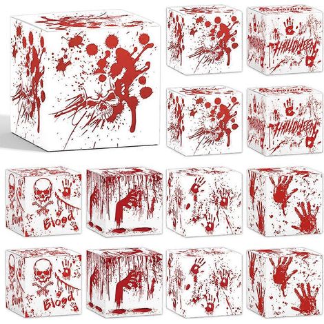 12 Halloween-süßigkeitenboxen, Überraschungstüten, Lustige Partygeschenkboxen, Keks- Und Süßigkeitentüten, 12er-pack