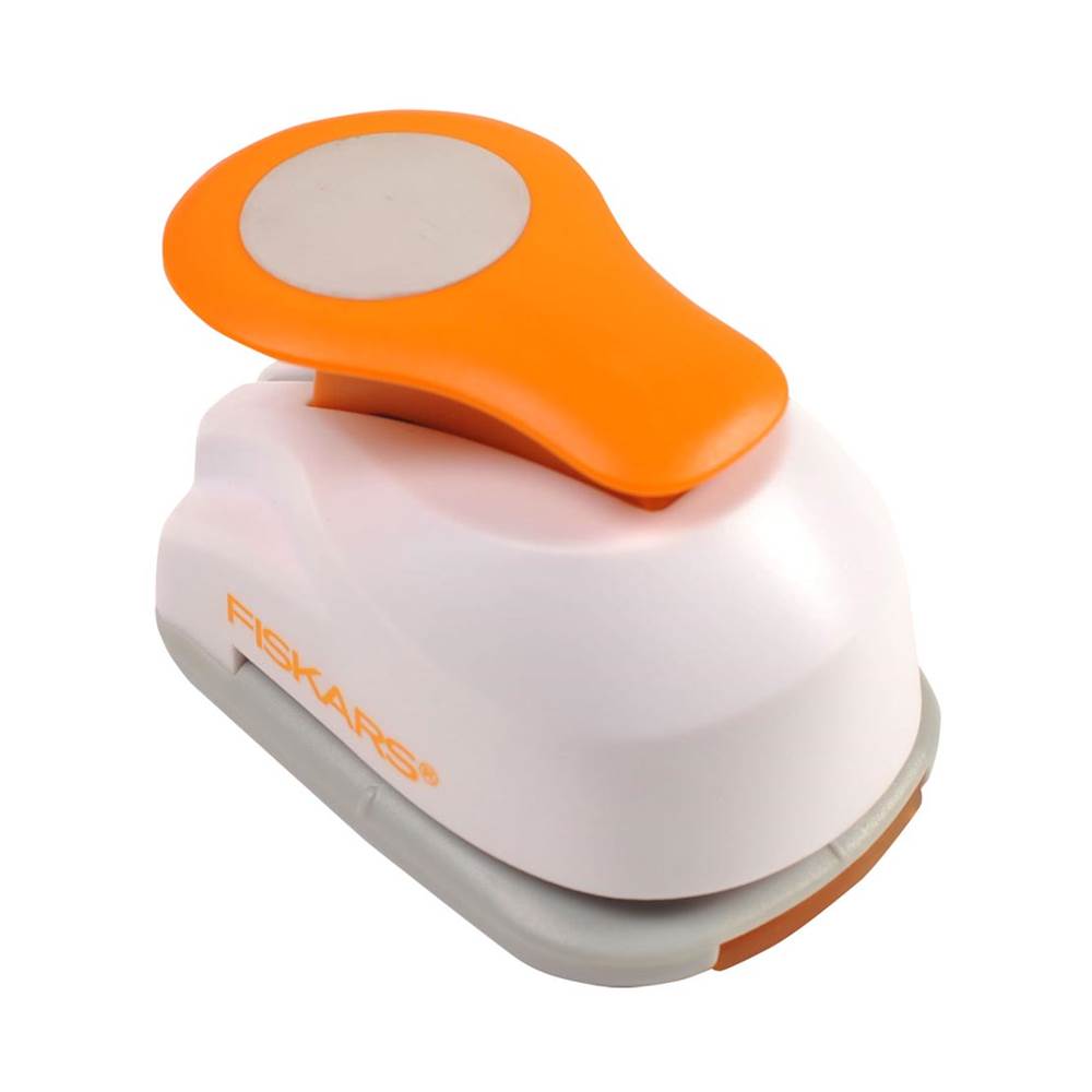 Fiskars Papierlocher 25 Mm Weiß/orange