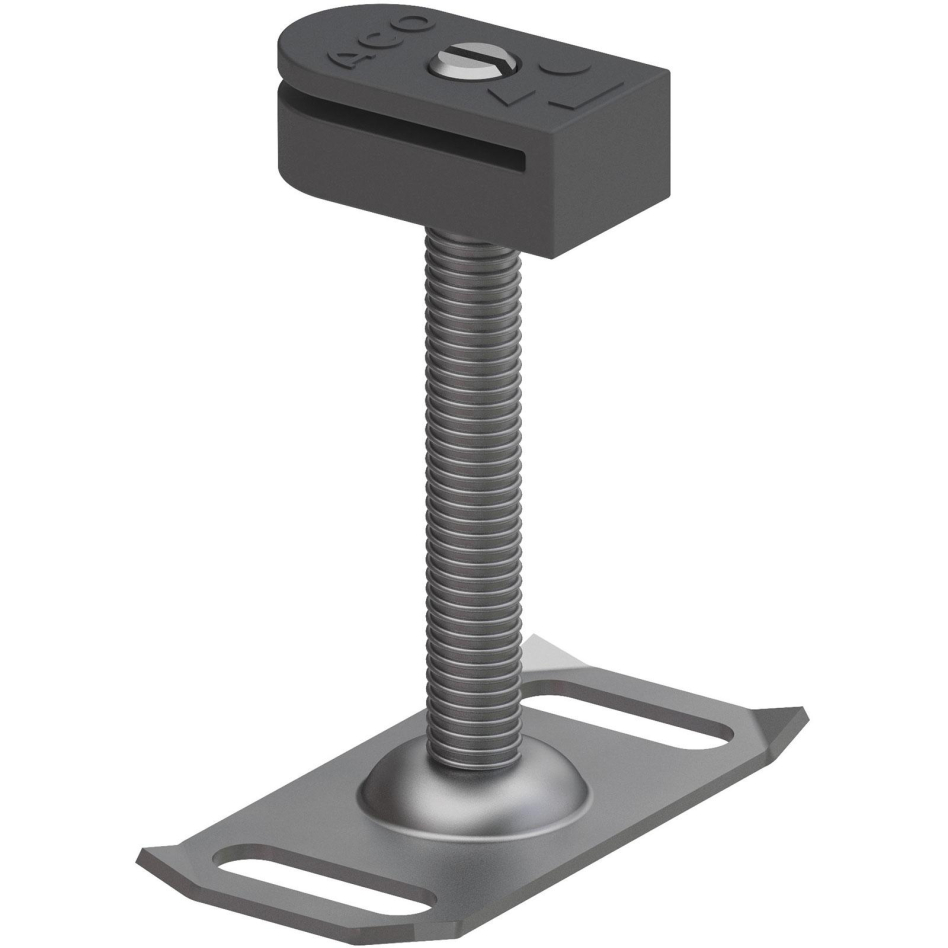 ACO Frameline Fit in Höhenversteller für Fassadenentwässerung, 90 mm, Stahl verzinkt