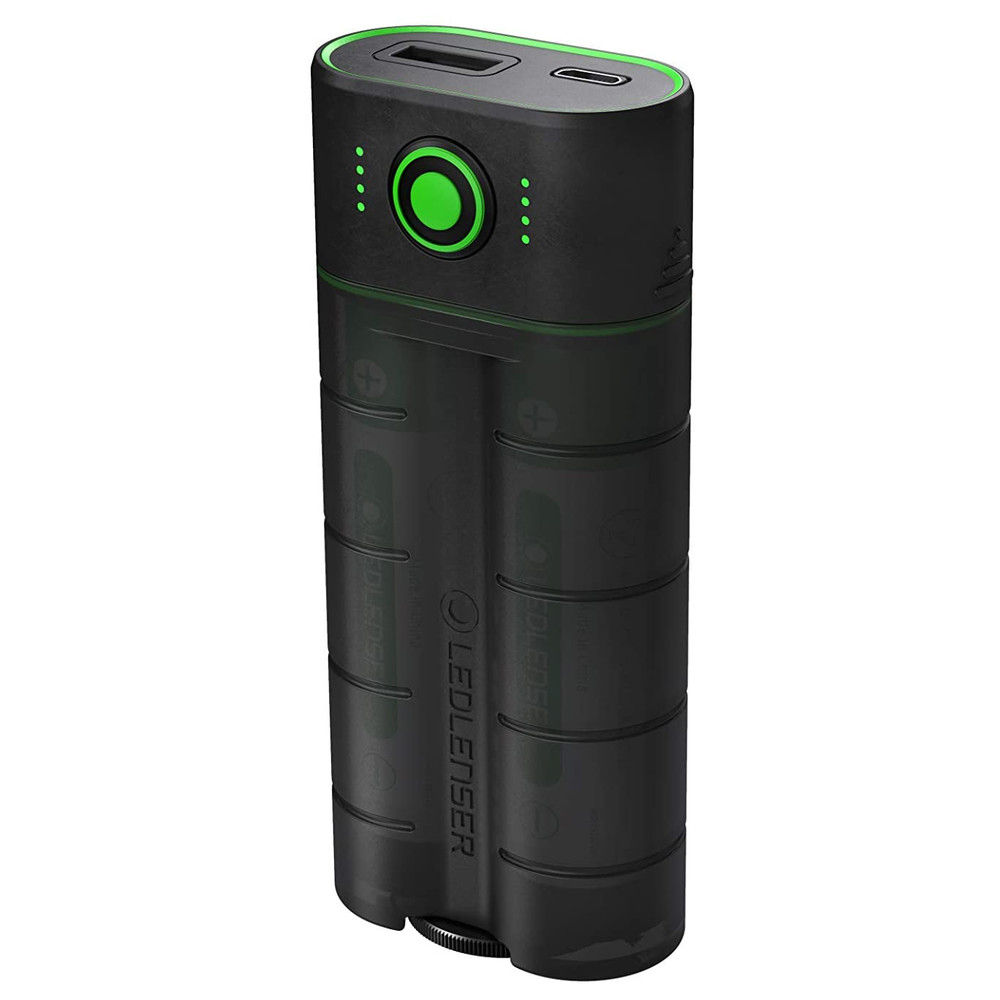 Led Lenser - Ledlenser Powerbank Mit Zwei Herausnehmbaren 18650 Akkus