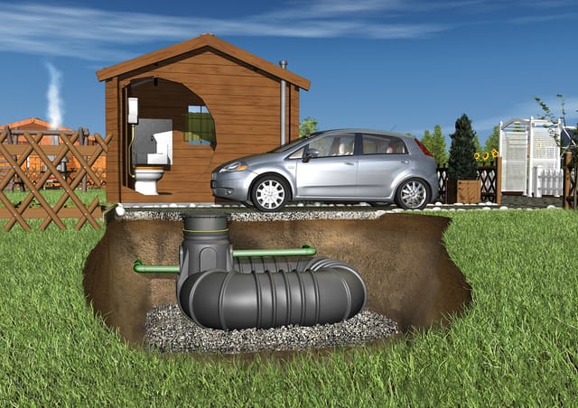 GRAF Sammelgrube Rondus Zisterne Regenwassertank, 3000 L, befahrbar PKW