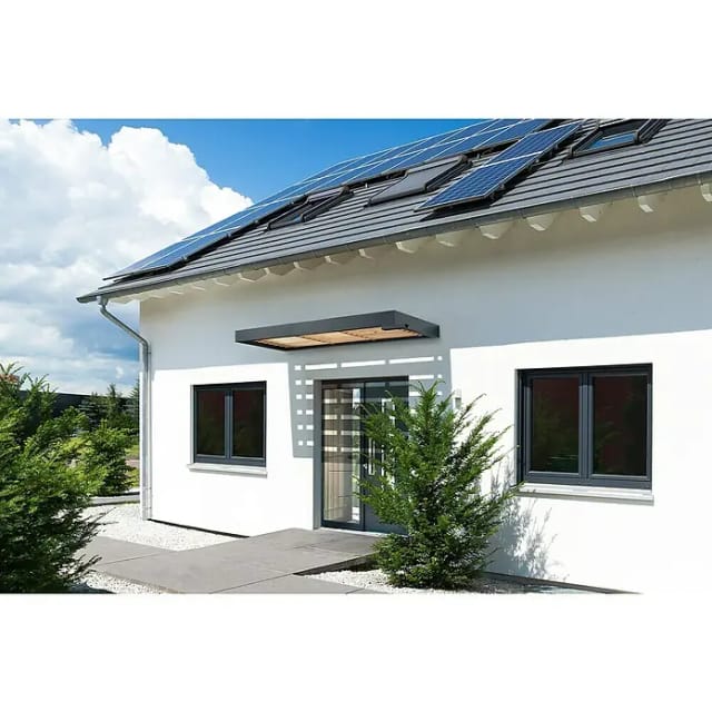 gutta Rechteckvordach BS Timber-Line anthrazit, 200x90x12,5 cm