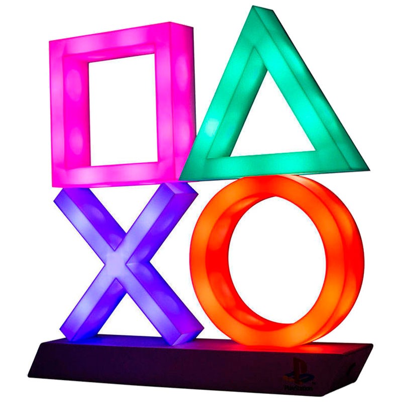 Paladone Playstation Lampe Icons Xl Mehrfarbig Led