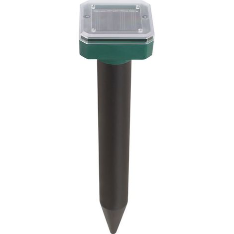 Set Mit 2 Kleinen, Quadratischen, Vibrierenden Ultraschall-solar-schädlingsbekämpfern Für Rasen Und Garten