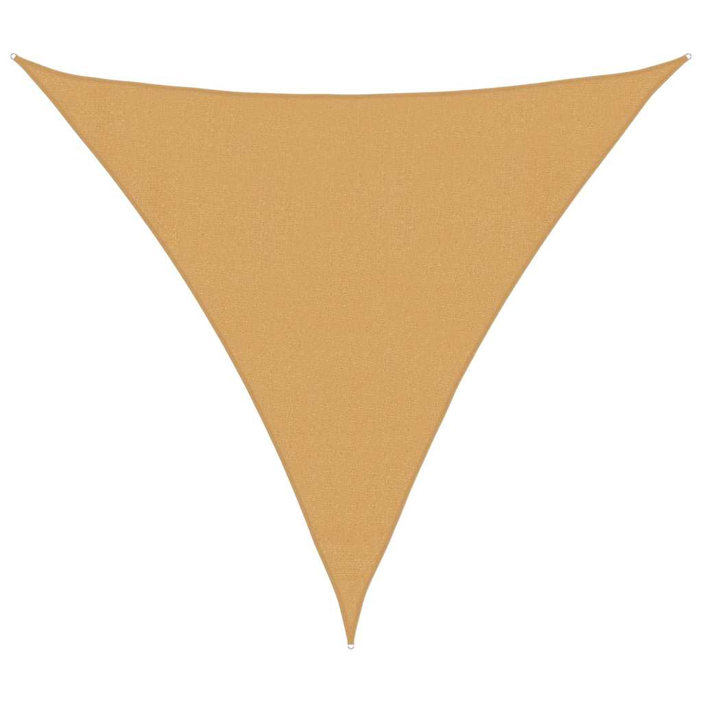 Maison Exclusive - Sonnensegel 160 G/m² Dreieckig Sandfarben 3,6x