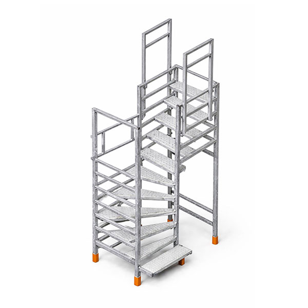System-rohbautreppe - Zu Erreichende Höhe 2.30 Bis 2.60m - Geländer - 858000/lb-gc