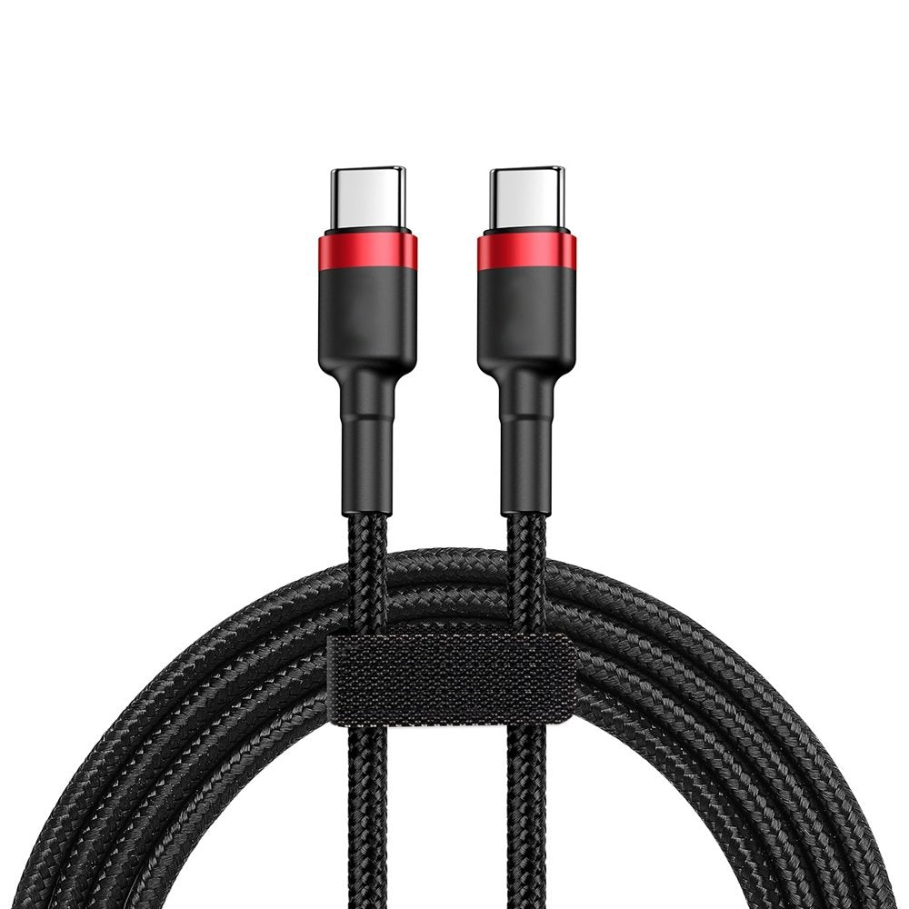 Baseus Cafule Usb-c-zu-usb-c-kabel, Qc 3.0, Pd, 3a, 2 M - Schwarz