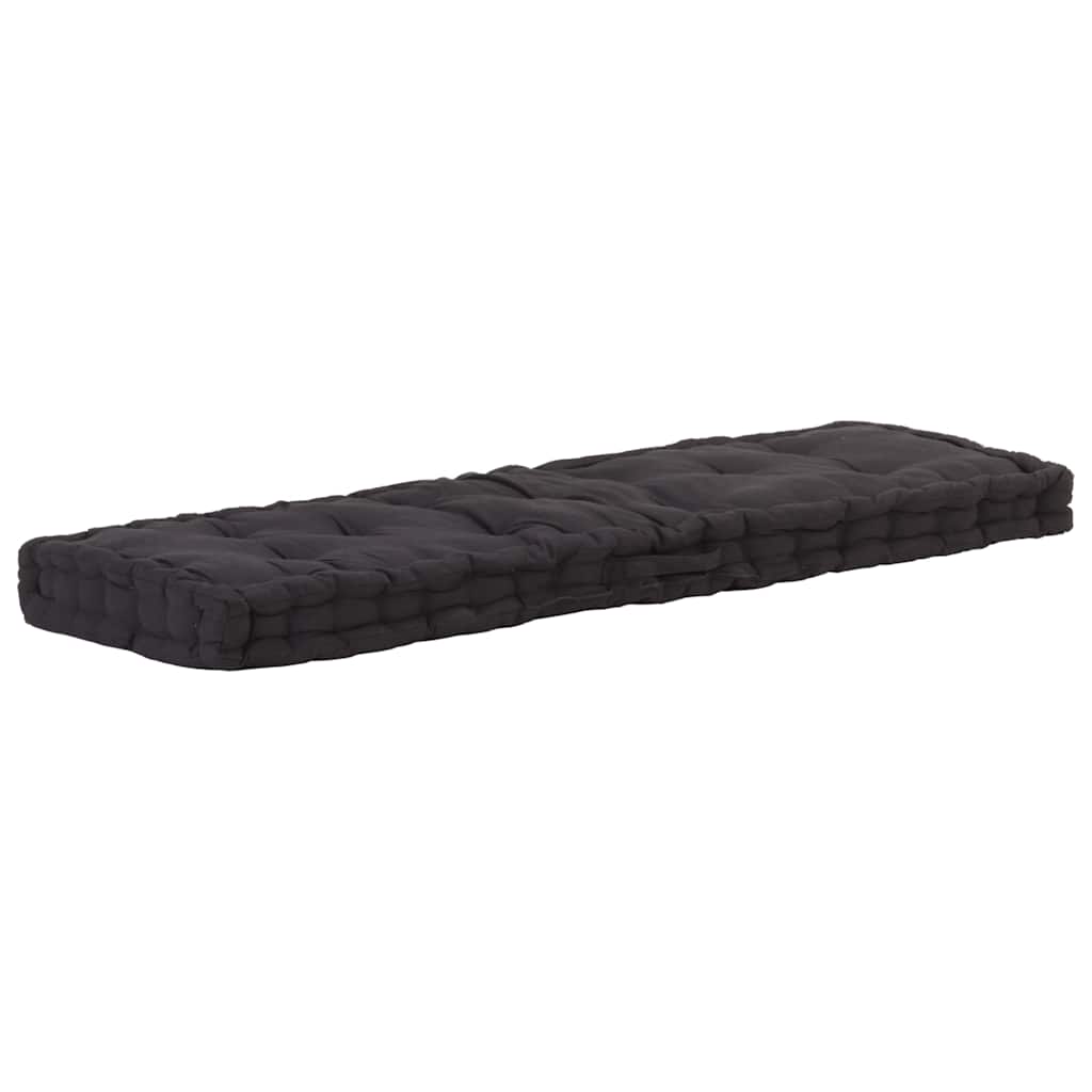 Maison Exclusive - Palettenkissen Baumwolle 120×40×7 Cm Schwarz