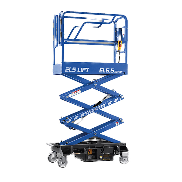 Scherenbühne - Max. Arbeitshöhe 5.50m - El55-junior