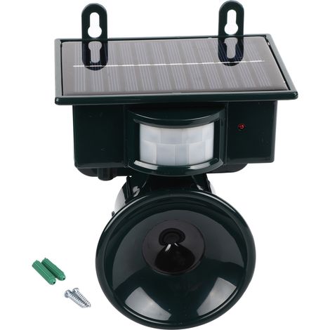 Solarbetriebenes Ultraschall-abwehrgerät Mit Pir-sensor Für Vögel, Hunde, Katzen, Füchse Und Mäuse – Schädlingsbekämpfung Im Außenbereich