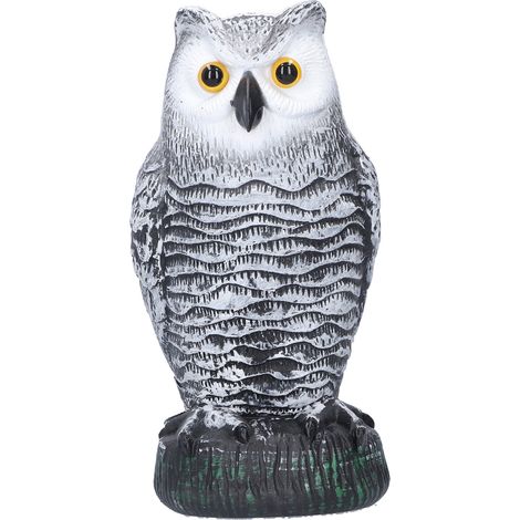 Eulen-vogelscheuche Aus Kunststoff, Schädlingsabwehr, Gartendekoration, Vogelabwehr 1021
