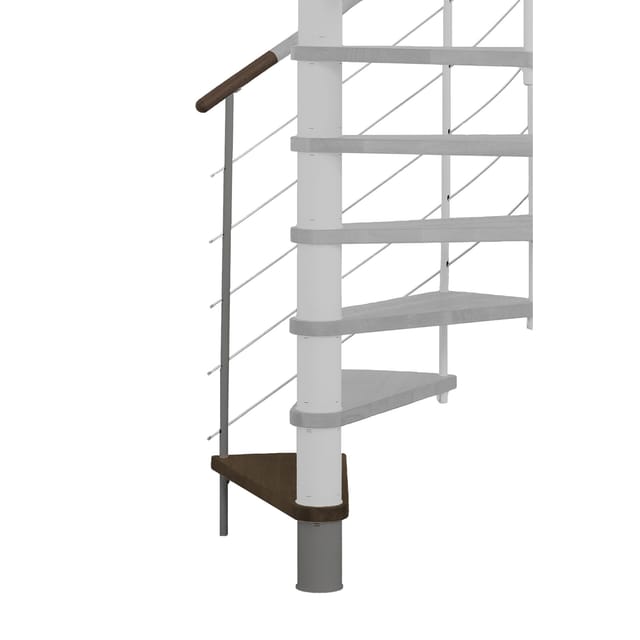 Minka Höhenerweiterung für Venezia, 332 cm, 120 cm,Buche,Grau,Walnuss gebeizt & lackiert