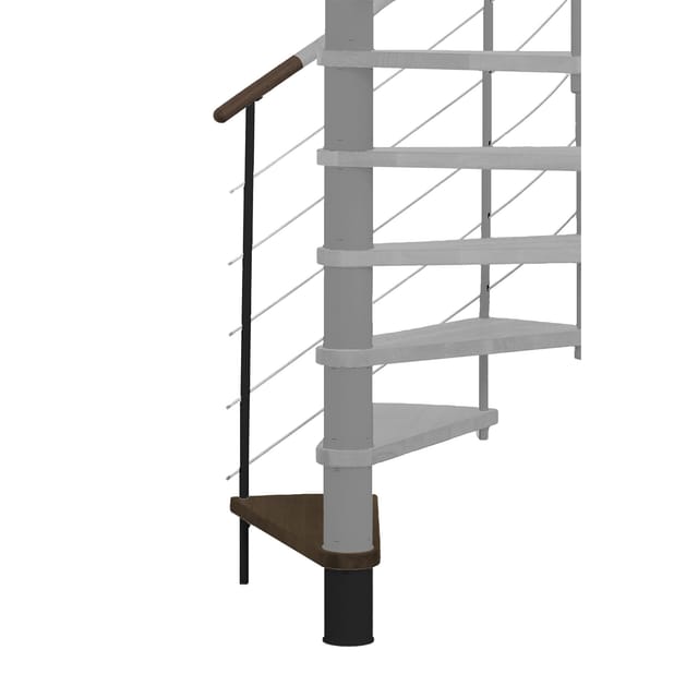 Minka Höhenerweiterung für Venezia, 332 cm, 140 cm,Buche,Schwarz,Walnuss gebeizt & lackiert