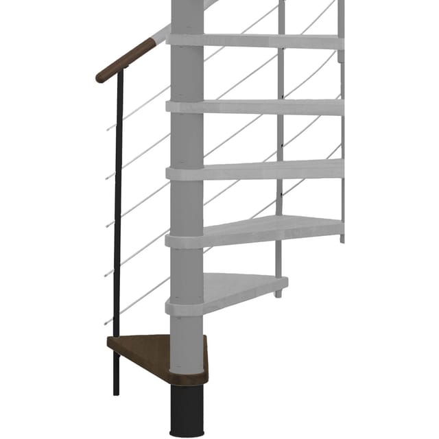 Minka Höhenerweiterung für Venezia, 332 cm, 160 cm,Buche,Schwarz,Walnuss gebeizt & lackiert