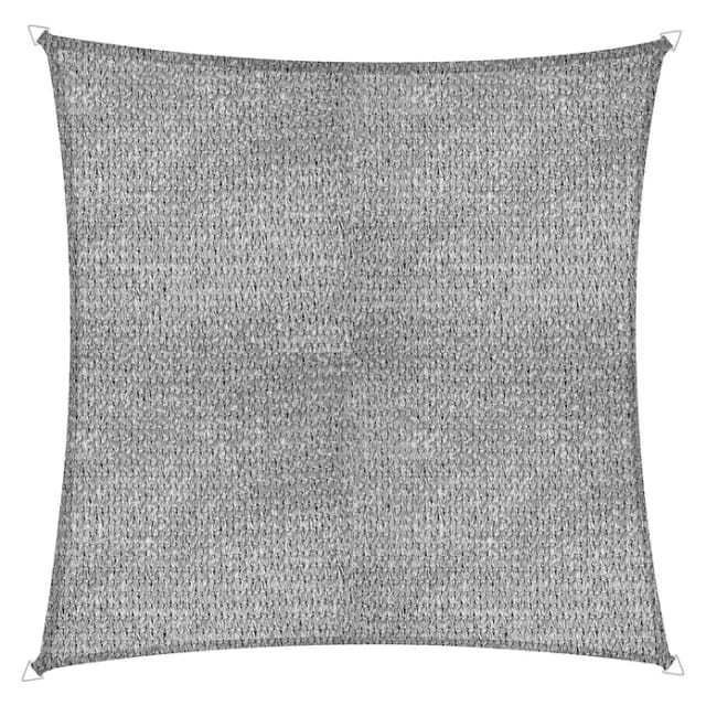 Windhager Segel ELBA Quadrat 3,6x3,6 m grau günstig